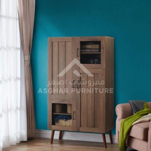 4-Door Shoe Cabinet Living Room Asghar Furniture: Shop Online Home Furniture Across UAE - Dubai, Abu Dhabi, Al Ain, Fujairah, Ras Al Khaimah, Ajman, Sharjah.