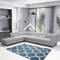 6 Pcs Modular Sectional Grey