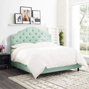 Amira Tufted Bed Aqua