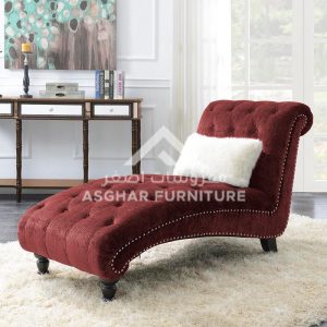 Aster Deluxe Chaise Lounge Red