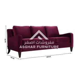 Convy Velvet Sofa Living Room Asghar Furniture: Shop Online Home Furniture Across UAE - Dubai, Abu Dhabi, Al Ain, Fujairah, Ras Al Khaimah, Ajman, Sharjah.