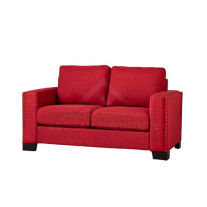 Farren-Imperial-Linen-Sofa-Two-Seater-Red