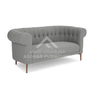 Classic Rolled Arm Loveseat Living Room Asghar Furniture: Shop Online Home Furniture Across UAE - Dubai, Abu Dhabi, Al Ain, Fujairah, Ras Al Khaimah, Ajman, Sharjah.