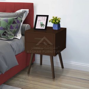 Iris Modern Bedside Table Bed Room Asghar Furniture: Shop Online Home Furniture Across UAE - Dubai, Abu Dhabi, Al Ain, Fujairah, Ras Al Khaimah, Ajman, Sharjah.