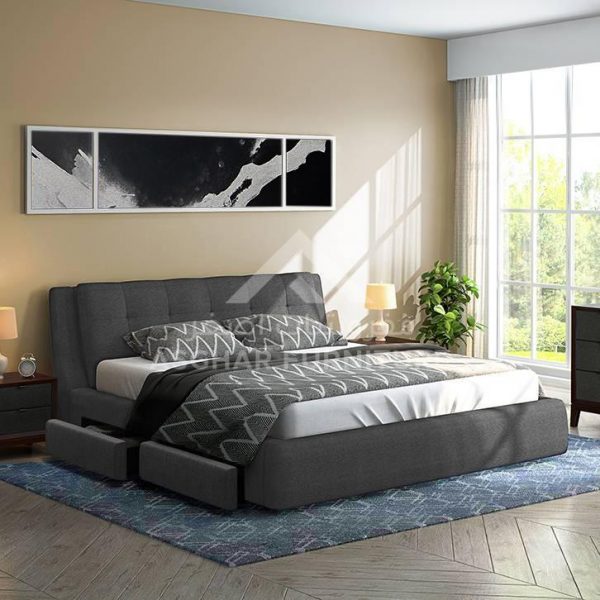 Kory Contemporary Storage Bed