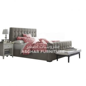 Leander Solid Bed Bed Room Asghar Furniture: Shop Online Home Furniture Across UAE - Dubai, Abu Dhabi, Al Ain, Fujairah, Ras Al Khaimah, Ajman, Sharjah.