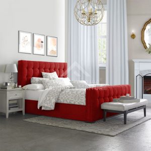 Leander Solid Bed Bed Room Asghar Furniture: Shop Online Home Furniture Across UAE - Dubai, Abu Dhabi, Al Ain, Fujairah, Ras Al Khaimah, Ajman, Sharjah.