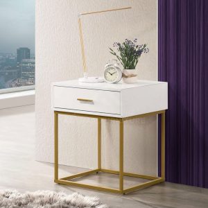 Luxeo One Drawer Nightstand - Asghar Furniture: Shop Online Home ...