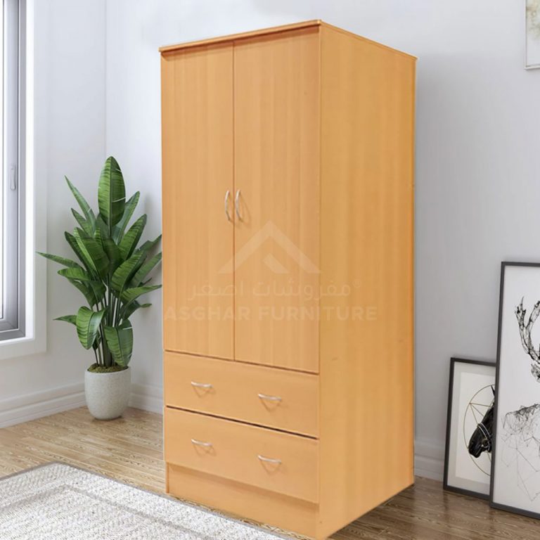 Maze 2 Door Wardrobe Beech