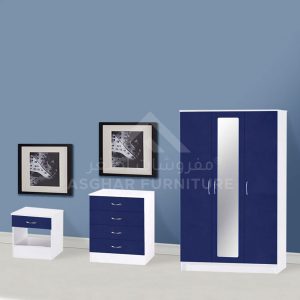 Nesta Wardrobe Collection White And Blue