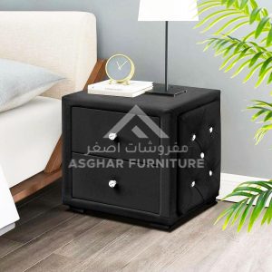 Odina Lux Bedside Table Bed Room Asghar Furniture: Shop Online Home Furniture Across UAE - Dubai, Abu Dhabi, Al Ain, Fujairah, Ras Al Khaimah, Ajman, Sharjah.
