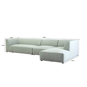 Opal L Shape Sofa Set Living Room Asghar Furniture: Shop Online Home Furniture Across UAE - Dubai, Abu Dhabi, Al Ain, Fujairah, Ras Al Khaimah, Ajman, Sharjah.