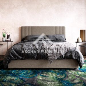Neats Upholstered Bed Bed Room Asghar Furniture: Shop Online Home Furniture Across UAE - Dubai, Abu Dhabi, Al Ain, Fujairah, Ras Al Khaimah, Ajman, Sharjah.