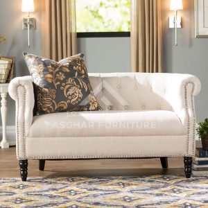 Rolled Arms Loveseat