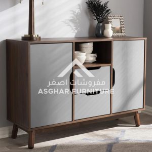 Simple Mid-Century Sideboard Bed Room Asghar Furniture: Shop Online Home Furniture Across UAE - Dubai, Abu Dhabi, Al Ain, Fujairah, Ras Al Khaimah, Ajman, Sharjah.