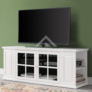 Tv Stand With Bookcase White