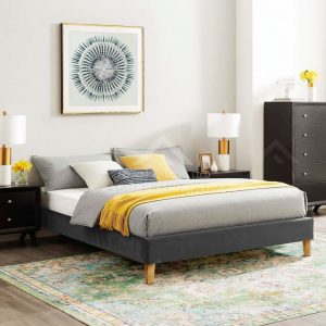 Tyler Platform Bed Grey