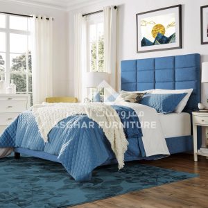 Veles Prime Tufted Bed Blue