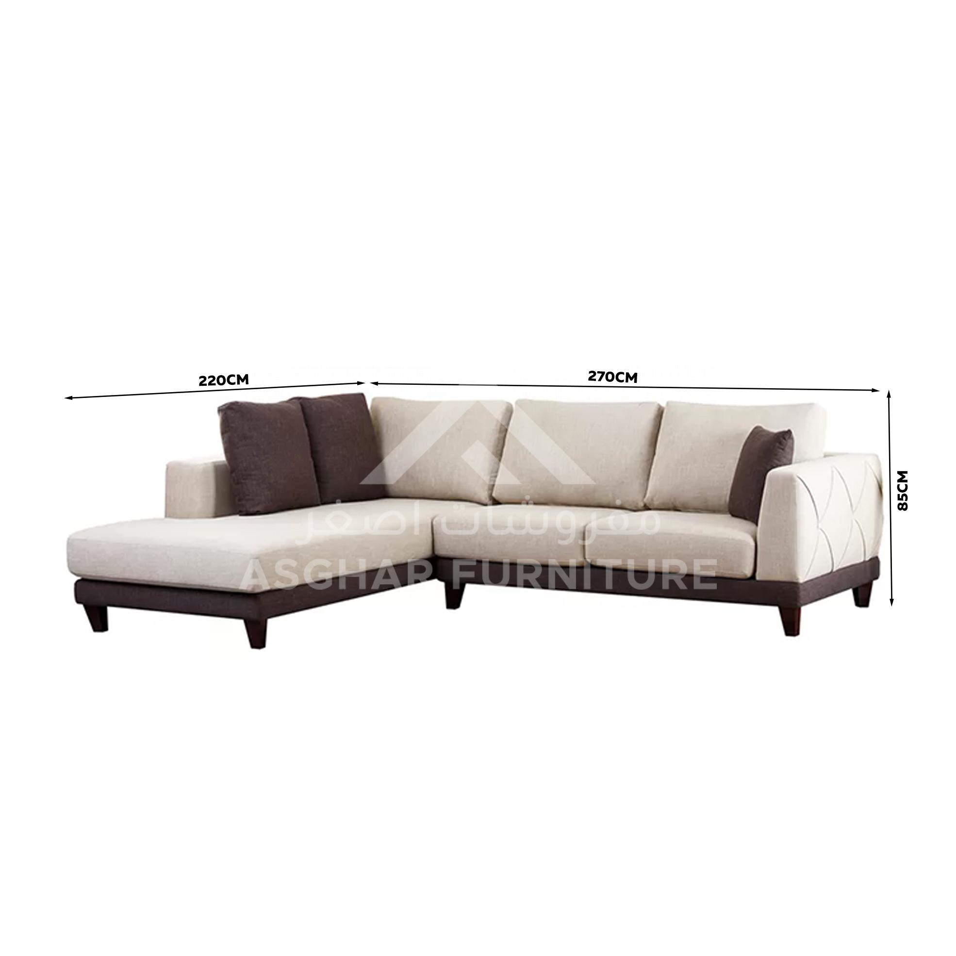 Venuti Sectional Sofa - Asghar Furniture: Shop Online Home Furniture ...