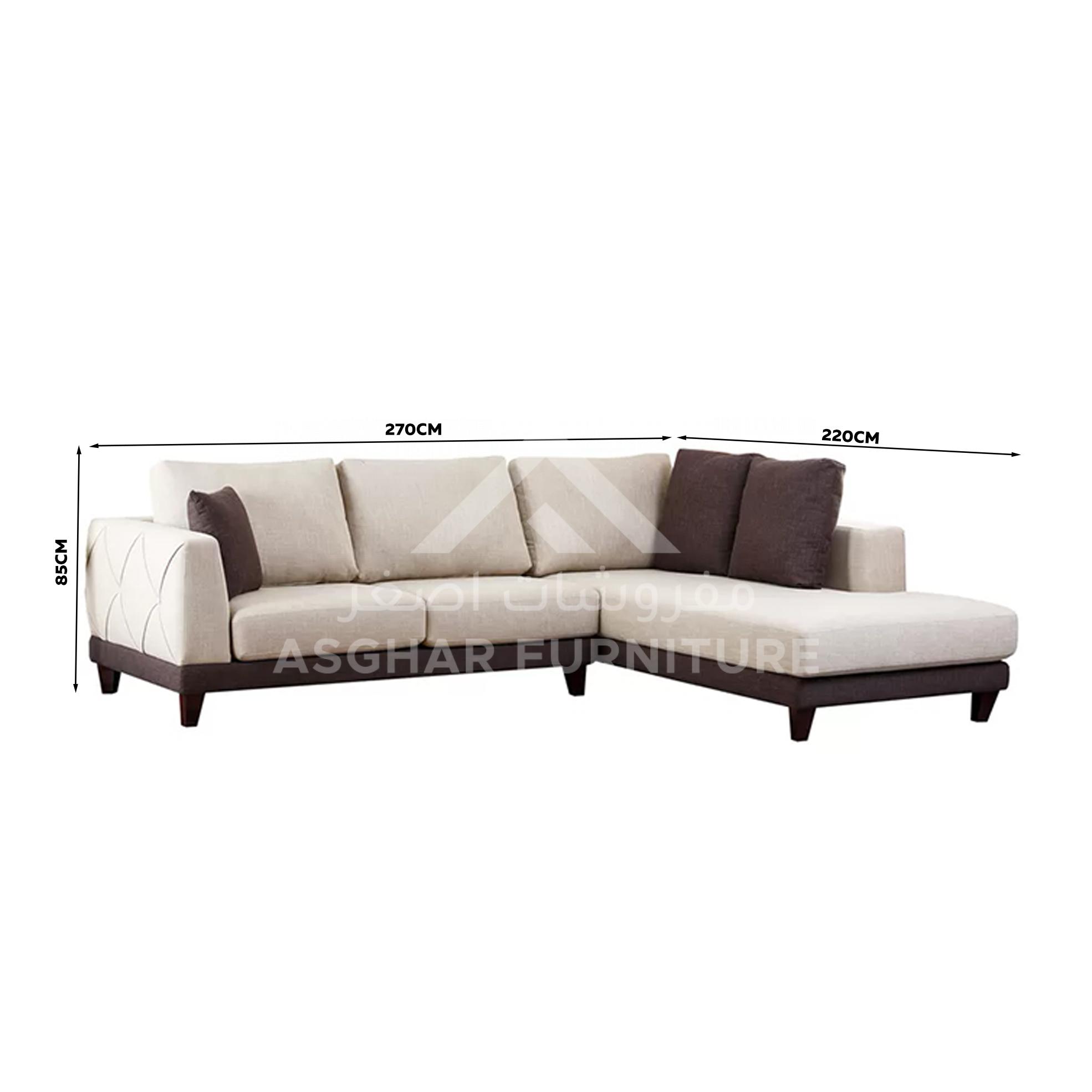 Venuti Sectional Sofa - Asghar Furniture: Shop Online Home Furniture ...