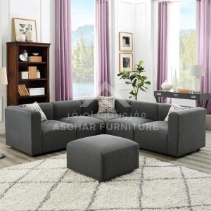 Aiden Modular Sectional Sofa Living Room Asghar Furniture: Shop Online Home Furniture Across UAE - Dubai, Abu Dhabi, Al Ain, Fujairah, Ras Al Khaimah, Ajman, Sharjah.