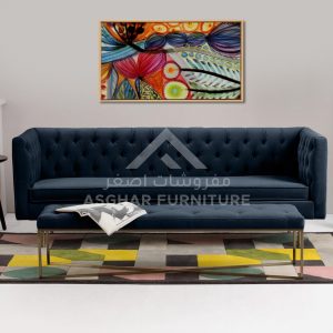 Aston 3-Seater Sofa Living Room Asghar Furniture: Shop Online Home Furniture Across UAE - Dubai, Abu Dhabi, Al Ain, Fujairah, Ras Al Khaimah, Ajman, Sharjah.