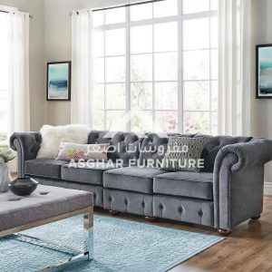 Deniz Tufted Chesterfield Sofa 1