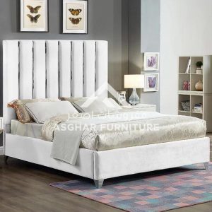 Grace Velvet Bed Bed Room Asghar Furniture: Shop Online Home Furniture Across UAE - Dubai, Abu Dhabi, Al Ain, Fujairah, Ras Al Khaimah, Ajman, Sharjah.