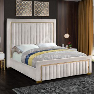 Napa Two Drawer Rectangle Side Table Bed Room Asghar Furniture: Shop Online Home Furniture Across UAE - Dubai, Abu Dhabi, Al Ain, Fujairah, Ras Al Khaimah, Ajman, Sharjah.