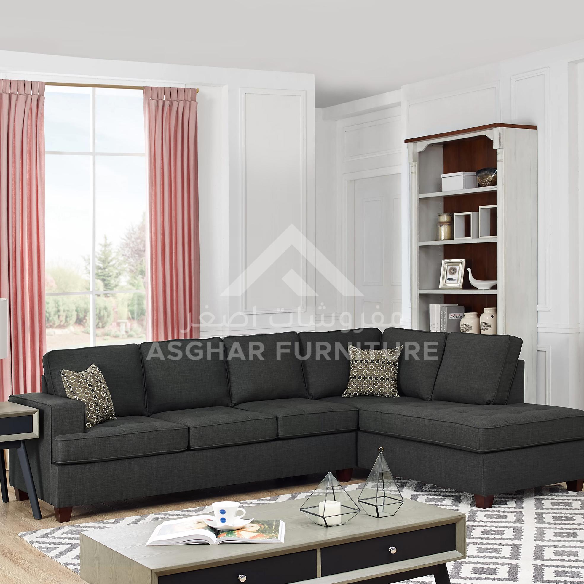 Jose L Shape Sectional Sofa - Asghar Furniture: Shop Online Home