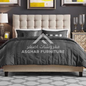Kalon Supreme Tufted Bed Bed Room Asghar Furniture: Shop Online Home Furniture Across UAE - Dubai, Abu Dhabi, Al Ain, Fujairah, Ras Al Khaimah, Ajman, Sharjah.