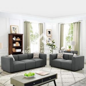 Melvin Sofa And Loveseat Living Room Asghar Furniture: Shop Online Home Furniture Across UAE - Dubai, Abu Dhabi, Al Ain, Fujairah, Ras Al Khaimah, Ajman, Sharjah.