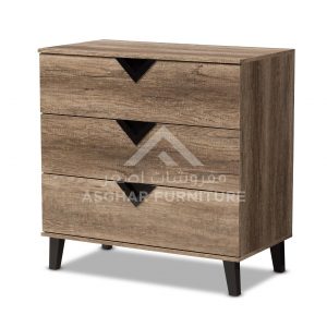 Nolita Contemporary 3-drawer Chest Bed Room Asghar Furniture: Shop Online Home Furniture Across UAE - Dubai, Abu Dhabi, Al Ain, Fujairah, Ras Al Khaimah, Ajman, Sharjah.