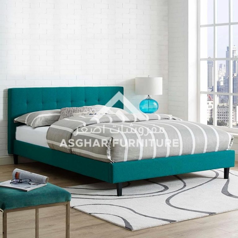 Riley Upholstered Bed Bed Room Asghar Furniture: Shop Online Home Furniture Across UAE - Dubai, Abu Dhabi, Al Ain, Fujairah, Ras Al Khaimah, Ajman, Sharjah.