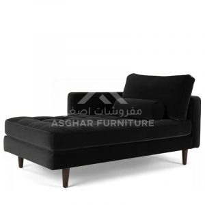 Rubie Velvet Chaise Chaise Asghar Furniture: Shop Online Home Furniture Across UAE - Dubai, Abu Dhabi, Al Ain, Fujairah, Ras Al Khaimah, Ajman, Sharjah.