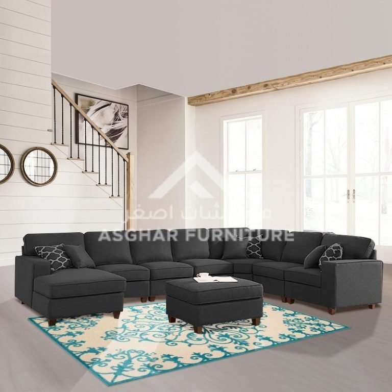 Yateley Modular Sofa Living Room Asghar Furniture: Shop Online Home Furniture Across UAE - Dubai, Abu Dhabi, Al Ain, Fujairah, Ras Al Khaimah, Ajman, Sharjah.