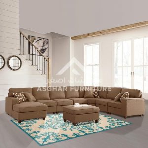 Yateley Modular Sofa Living Room Asghar Furniture: Shop Online Home Furniture Across UAE - Dubai, Abu Dhabi, Al Ain, Fujairah, Ras Al Khaimah, Ajman, Sharjah.