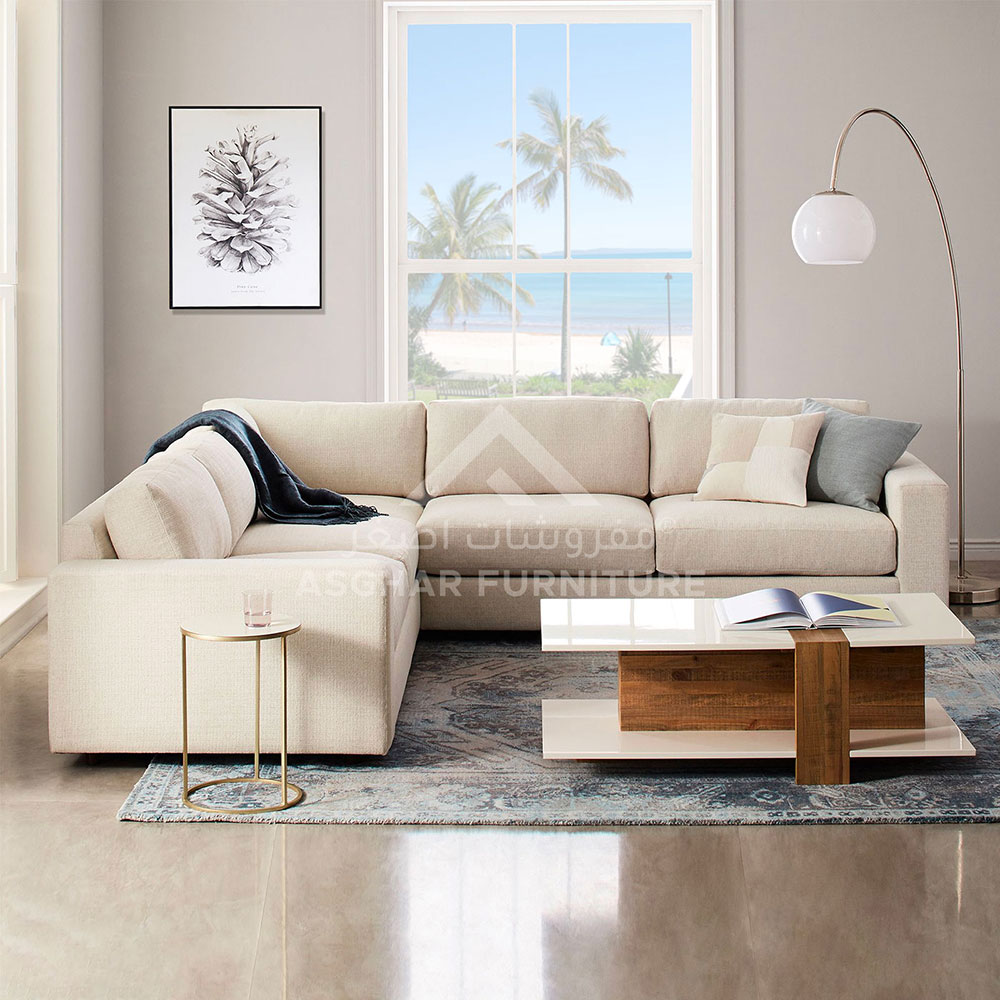 Adriana L Shape Sectional Living Room Asghar Furniture: Shop Online Home Furniture Across UAE - Dubai, Abu Dhabi, Al Ain, Fujairah, Ras Al Khaimah, Ajman, Sharjah.