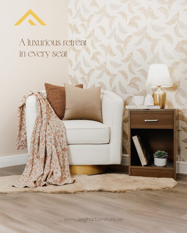 A new angle on relaxation. The HavenaSwivel Armchair fits effortlessly into any space.

Call or WhatsApp: 800 ASGHAR (800 274427)
Visit our online furniture store: bit.ly/AsgharDeals

#AsgharFurniture #StyleYourSpace #AsgharHome #Armchair #AsgharLiving