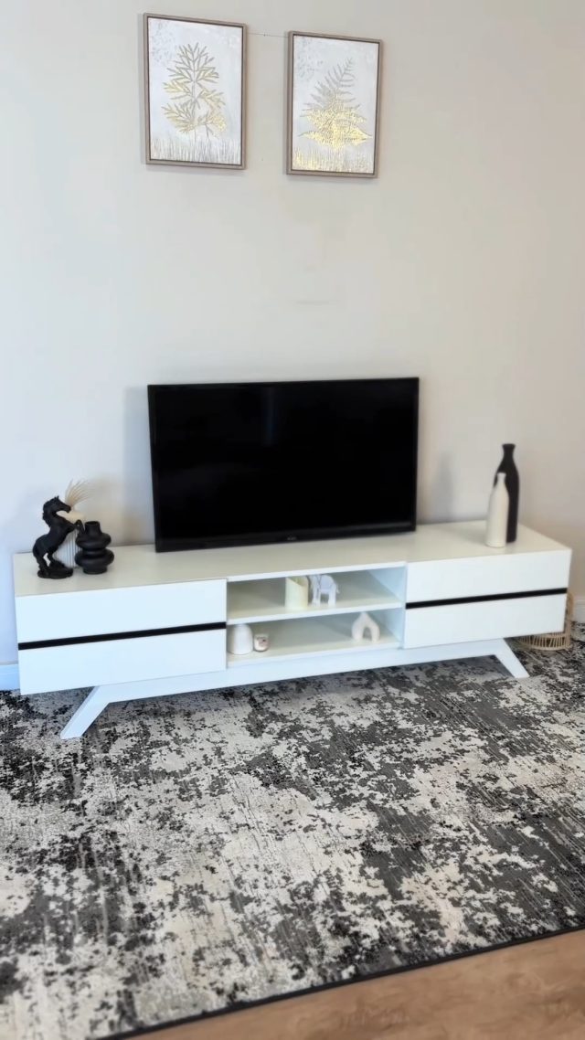 Hobbs TV Stand, Store your living room essentials out of sight, while adding sleek, transitional inspired mid-century modern to your home with this TV/media stand by Asghar Furniture. Center open storage for your devices. Supported by flared and tapered legs.

Call or WhatsApp: 800 ASGHAR (800 274427)
Visit our online furniture store: bit.ly/AsgharDeals

 #HomeStyle #MidCenturyModern #AsgharFurniture #AsgharHome #AsgharLiving #MultifunctionalLiving