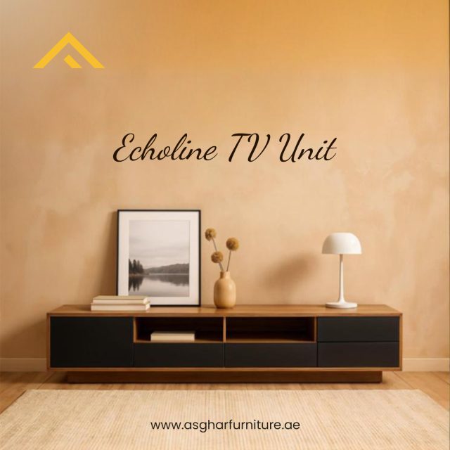 Meet the Echoline TV Unit — sleek, smart, and made to stand out.
A perfect blend of modern design and everyday function for your living space.

 تعرف على وحدة التلفاز إيكولاين — أنيقة، ذكية، ومصممة لتلفت الأنظار.
 مزيج مثالي من التصميم العصري والوظيفة اليومية لمساحتك المعيشية.

#EcholineTVUnit #AsgharFurniture #ModernLiving #UAEInteriors #SmartStorage #LivingRoomGoals #TVUnitStyle