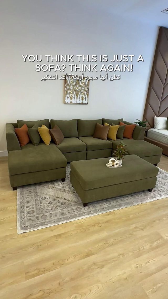 You think this is just a sofa? Think again! 🤔✨
It’s a bed, a lounger, and a space-saver — and the comfort? A solid 10/10! 🛋️💯
And guess what? You can have this delivered to your doorstep in just 5 to 7 days! 🚪💨
Order yours today in any color you like! 

تعتقد أن هذه مجرد أريكة؟ فكر مرة أخرى! 🤔✨
إنها سرير، ومقعد، وموفر للمساحة — والراحة؟ 10/10! 🛋️💯
وماذا عن ذلك؟ يمكنك الحصول عليها وتوصيلها إلى باب منزلك في غضون 5 إلى 7 أيام فقط! 🚪💨
اطلبها اليوم بأي لون تفضله!
#AsgharFurniture #Sofa #MultiFunctional #HomeComfort #OrderNow #UAEHomes #bespokefurniture#SpeedyDelivery